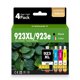 thumbnail image 1 of Cartucho de tinta PRIGET 923XL, paquete de 4 para HP OfficeJet Pro, 1 of 8