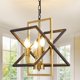 thumbnail image 1 of Candelabro WJShome de 4 luces negro y dorado 150 cm, 1 of 9