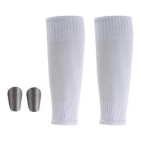 Ioensy - Espinilleras En Miniatura Con Calcetines, Equipo De Fútbol Para Deportes De Niños Y Adultos, 2 Uds.