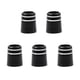 thumbnail image 2 of 5 piezas de golf negro con punta de manguito casquillos tapas anillos adaptadores 8.9 x 16 x 13.4 mm, 2 of 5