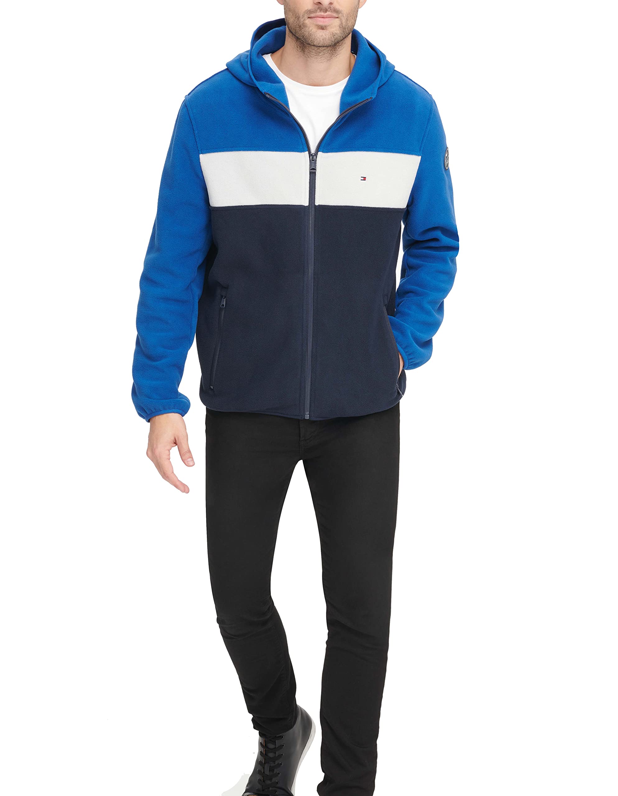 Chaqueta Polar De Alto Rendimiento Con Capucha Tommy Hilfiger Para Hombre, Talla Xs