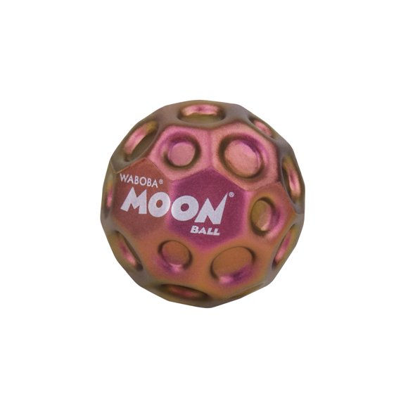 Pelota Waboba Metallic Moon Roja Hiper Rebotadora