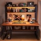thumbnail image 3 of Escritorio Moderno Con Repisas 147x120x60x72, 3 of 3