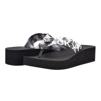 Sandalia Calvin Klein Meena2 Para Mujer, Color Negro 002, Talla 10