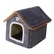 thumbnail image 4 of Refugio Para Mascotas Interior Extraíble Snooze Kennel Cat Bed Para Perro Pomeranian Poodle Gris S, 4 of 5