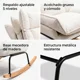 thumbnail image 4 of Sillon Mecedor Silla Mecedora Sitial Reclinable Tela Suave Blanco, 4 of 8