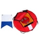 thumbnail image 5 of boya de apnea roja con bandera de buceo para buceo, pesca submarina, 5 of 5