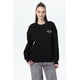 thumbnail image 1 of Polerón Mujer Oversize Print Negro - ll, 1 of 4