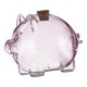 thumbnail image 2 of Tarro De Ahorro De Dinero De Vidrio De Borosilicato, Regalo Educativo Para Niños, Altura 6 Cm, Color Rosa, 2 of 5