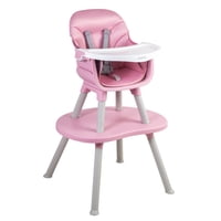 Bebesit - Silla De Comer Baby Desk 3&1 Rosa