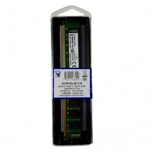 Kingston - Memoria Ram Pc 4Gb 1600Mhz Ddr3L Pc3L-12800 Kvr16Ln11/4