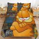 thumbnail image 1 of x87 Garfield Bed Duvet Cover Microfiber Bedding Sets 3D Printed Lightweight 3 Piece Comforter Sets, 1 Duvet Cover And 2 Pillow Shams for Kids Boys Girls 79"x90" jn87, 1 of 5