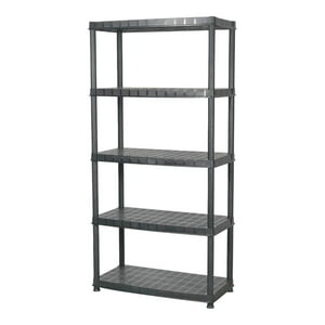 Estante 5 Niveles Óptimo 60 Kg Ram Rm16005B 120 Kg Negro