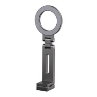 Magideal - Soporte Magnético Para Teléfono De Escritorio Giratorio De 360 Grados, Multifuncional, Universal Para Gris