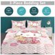thumbnail image 5 of Hello Kitty Print Bedding Set Pattern Duvet Cove Set 3 Pieces 1 Quilt Cover And 2 Pillowcases for Women Men Teens, 5 of 5