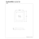 thumbnail image 2 of Brida para brazo de ducha Kingston Brass Claremont FLSQUARE3, 2 of 2