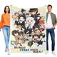thumbnail image 1 of Bungou Stray Dogs anti-pilling, suave, ligera, esponjosa y acogedora de lujo para hogar y cocina – Perfecta para niños y adultos,120X80cm, 1 of 6