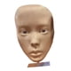 thumbnail image 5 of Cabeza de maniquí de cara de práctica de maquillaje 3D con soporte para práctica de maquillaje de ojos, sombra de ojos, pestañas, accesorios realistas Estilo C, 5 of 5