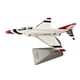 thumbnail image 2 of Modelo De Caza A Escala 1/144, Modelo De Avión De Aleación Fundida A Presión Para Estanterías, Cafeterías, Bares, Color Blanco Plateado., 2 of 5