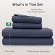 thumbnail image 4 of Juego de ropa de cama California Design Den 4 piezas completo de algodón, 4 of 9