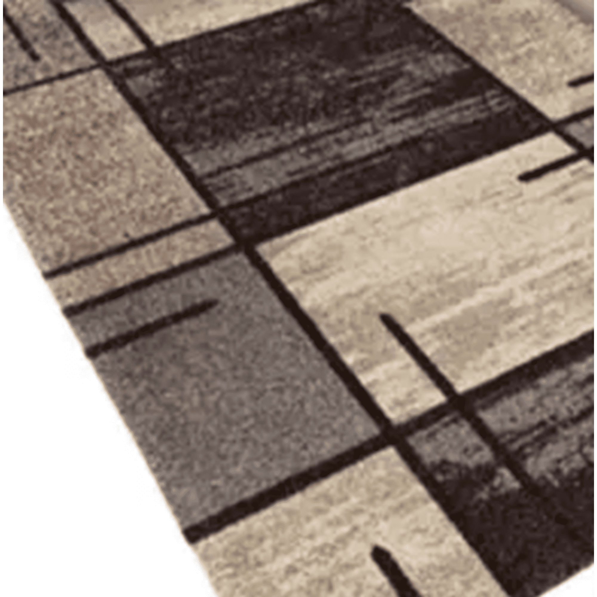 Genérico - Alfombra Antideslizante Lisa 200x240cm Diseño 3d Living