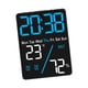 thumbnail image 2 of Reloj Despertador Digital De Escritorio Con Enchufe, 12/24 Horas, Con Fecha Y Temperatura, Para Cocina, Retroiluminación Azul, 2 of 5
