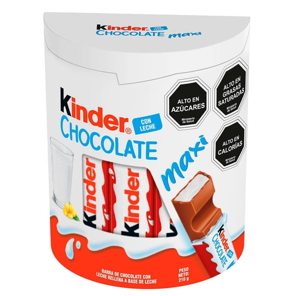 Chocolate Kinder Maxi, 210 gr