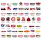 thumbnail image 4 of Pack de 100 stickers impermeables de vinilo Alicia Alexander, 4 of 7