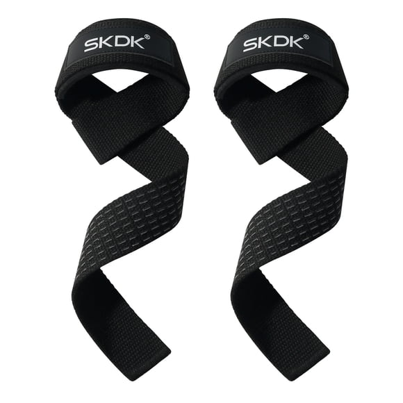 Muñequeras Negras Lifting Straps Correa Para Levantamientos Pesas