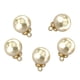 thumbnail image 2 of 5pcs 16 mm botones de perlas de plástico encantos para coser scrapbooking artesanías de oro, 2 of 5