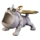 thumbnail image 2 of Bandeja De Almacenamiento De Perro De Resina Estatua Estatuilla Llavero Decorativo Organizador Beige, 2 of 3