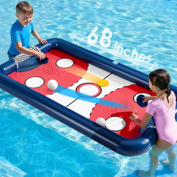 Juego Inflable de Hockey en Piscina Funscape 68" Juguete Flotante