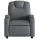 thumbnail image 5 of Sillón Reclinable Casafoyer Gris de Cuero Sintético con Porta Vasos, 5 of 5