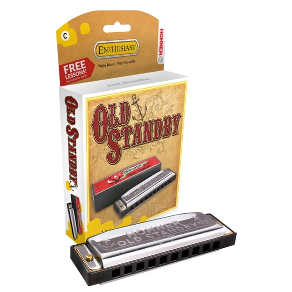 Harmonica Hohner 34BBX-E Old Standby Key of E para nuevos jugadores