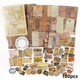 thumbnail image 1 of 100pcs/pack Vintage Collection Room Decorative Sticker Retro Plant Butterfly Scrapbooking Material Paper Label Diary Journal Planner, 1 of 5