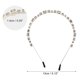 thumbnail image 2 of Unique Bargains 1 Pcs Diademas Anudadas para Mujeres Moda Rhinestone Bandas de Pelo Finas Accesorios para el Cabello Blanco, 2 of 7