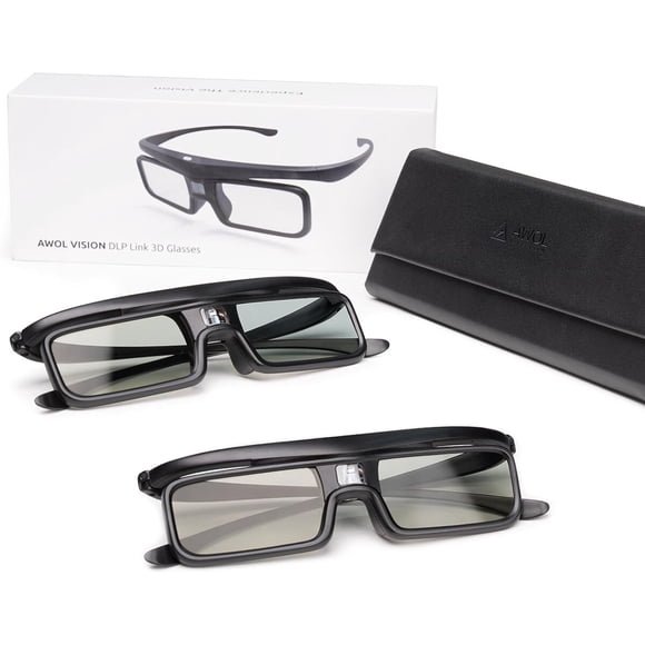 Lentes 3D AWOL VISION DLP Link Recargables Active Shutter