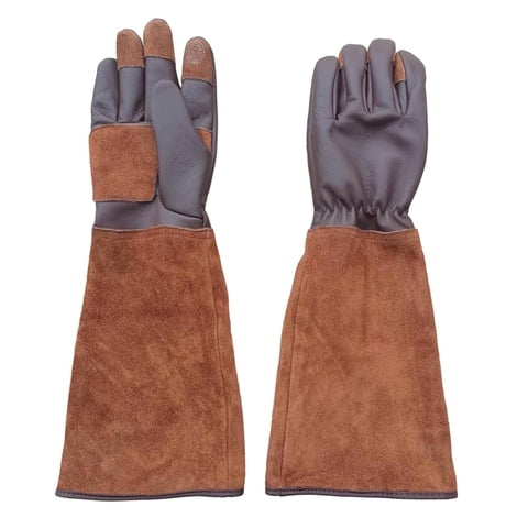 Ioensy - Guantes Largos De Jardinería Con Codo Largo, Guantes De Poda De Rosas Para Mujeres, Hombres, Cactus