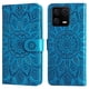 thumbnail image 2 of Funda tipo cartera FOXDOCK para Xiaomi 13 , diseño girasol en relieve, cuero PU, cierre magnético, soporte y tarjetero, 2 of 5