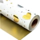 thumbnail image 1 of Papel de Regalo Burymento Corazones Oro Reversible 43 cm 10 m, 1 of 3