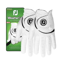 Guantes De Golf Footjoy Weathersof Para Hombre, Paquete De 2, Color Blanco, Talla L