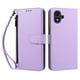 thumbnail image 1 of Funda Tipo Billetera para TCL K70 SE con Soporte y Bolsillo con Cierre Morado, 1 of 1