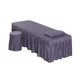 thumbnail image 5 of Sábana De Masaje Soft Beauty Con Funda De Almohada Y Funda Para Taburete Gris Púrpura, 5 of 5