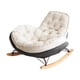 thumbnail image 2 of Mecedora Penguin Silla De Ocio Cómoda Individual Para El Porche Del Hogar Interior Gris Profundo, 2 of 5