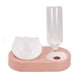 thumbnail image 1 of Comedero para gatos con dispensador de agua Rosado, 1 of 3