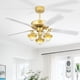 thumbnail image 1 of Ventilador De Techo 52 Pulgadas Oro Mate Con Control, 1 of 3