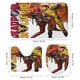 thumbnail image 3 of Deadpool y Wolverine-theme 4-Piece Shower Curtain Set with Rugs, Waterproof Bathroom Decor Set Includes Bath Mat, U-Shaped Rug, Toilet Lid Cover and Curtain with Hooks, 3 of 6