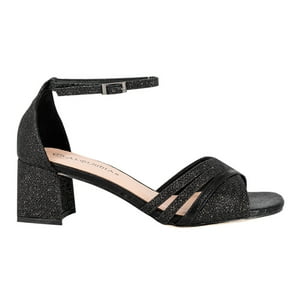 Sandalia De Vestir Khan Negro Alquimia