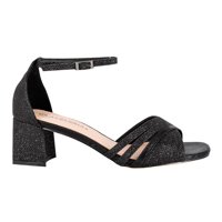 Sandalia De Vestir Khan Negro Alquimia