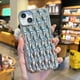 thumbnail image 1 of Electroplated Three-dimensional Magic Eye Personality Silicone Protective Case Suitable For Apple 14/13/12 Series, 1 of 3